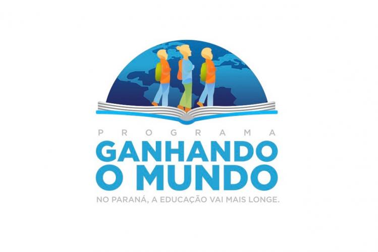 Logo do programa Ganhando o mundo